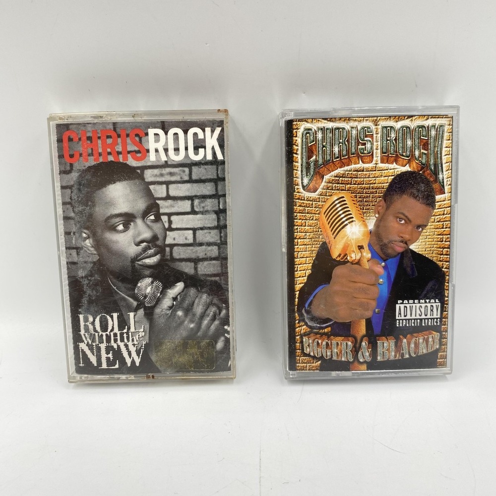 Chris Rock Cassette Tapes Roll With‎ the New & Bigger & Blacker Comedy 90s 1999